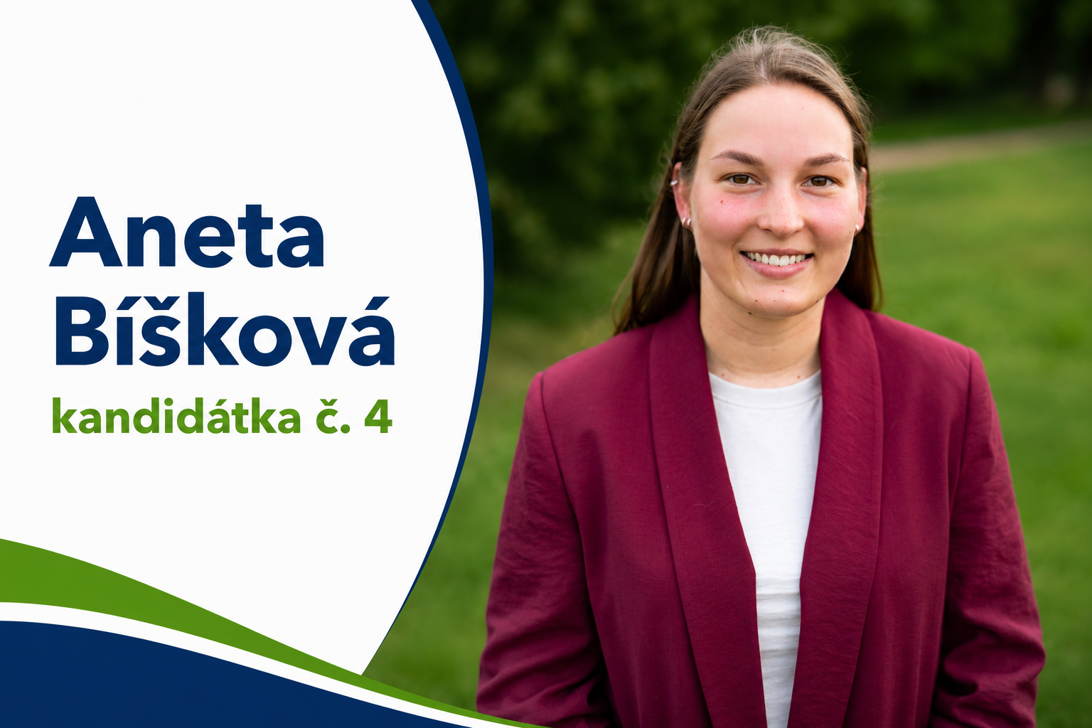 Aneta Bíšková - kandidátka č. 4