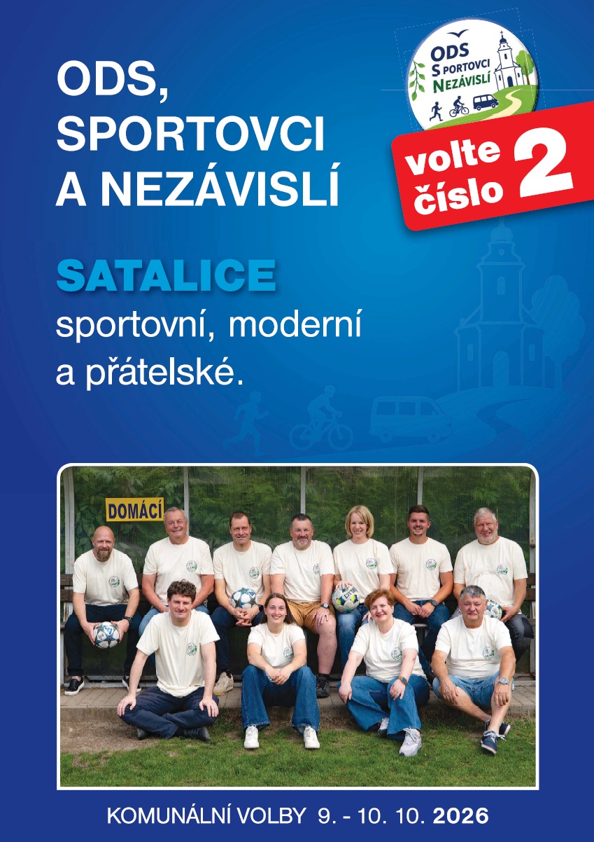 Titulní strana Volebních novin OSN Satalice